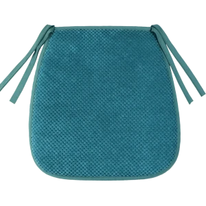 Галета для стула Linen Way Цитус 38/27x40x3 см цвет бирюзовый 84491311 STLM-2197437