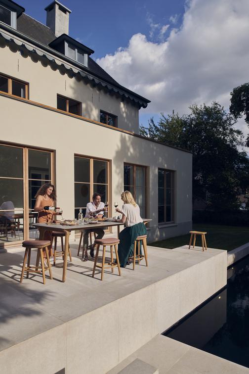 Табурет барный 61 teak nero Manutti Solid MNST08 - Вид №8