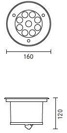 Cariboni group Напольный светодиодный лестничный светильник Cristal led sun-id-1415779 - Вид №5