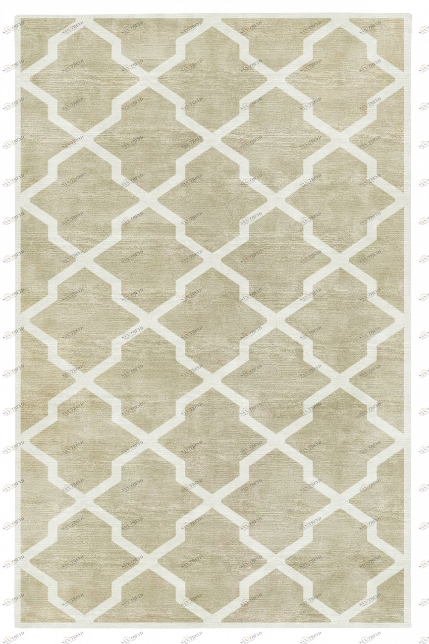 Ковер Square Cream 160x230 DOLLY CAPRETS ДИЗАЙНЕРСКИЕ, TRELLIS 155638 Бежевый 