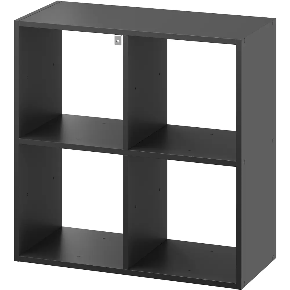 Стеллаж SPACEO KUB 2x2К, 70х70х31,7 см, цвет графит STLM-2075661 - Вид №2