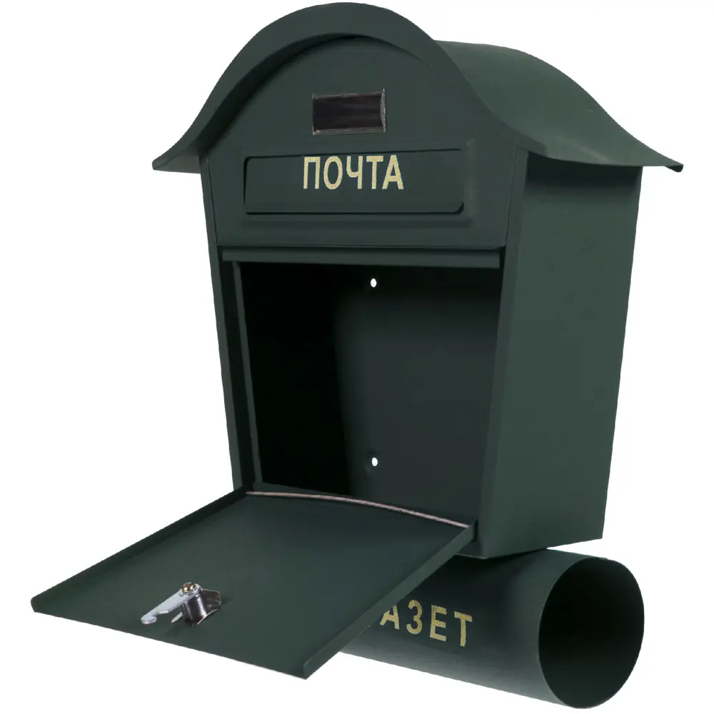 Ящик почтовый Standers YX-M001-GN, стальной, цвет зелёный STLM-2009760 - Вид №1