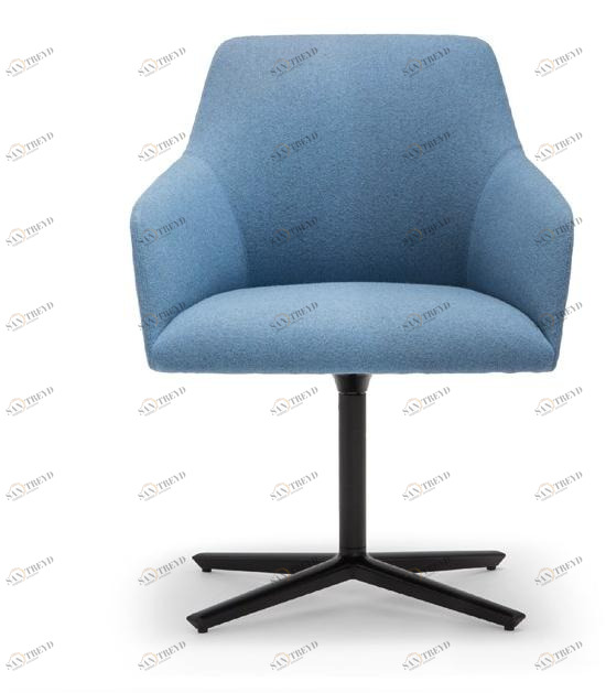 Andreu World Кресло вращающееся на 4 спицы с подлокотниками Alya So1532