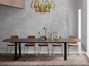 Joli Раздвижной стол с верхом из xeramica® или matilux® Curve