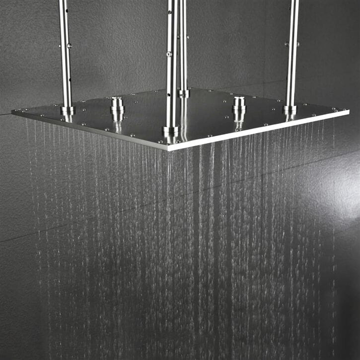 Квадратная душевая головка из нержавеющей стали Fontana Showers Luxe Fontaine ARCH-00059766 - Вид №2