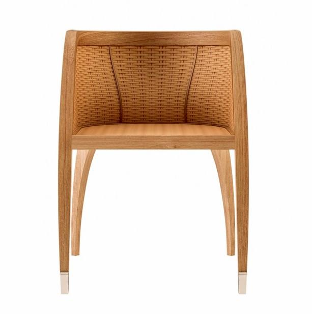 ASTELLO Садовый стул из тика с подлокотниками Coquelicot Cl.sf1.s1 - Вид №2