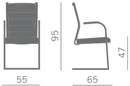 Kastel Консольное кожаное кресло с подлокотниками Kosmo top sun-id-1363452 - Вид №1