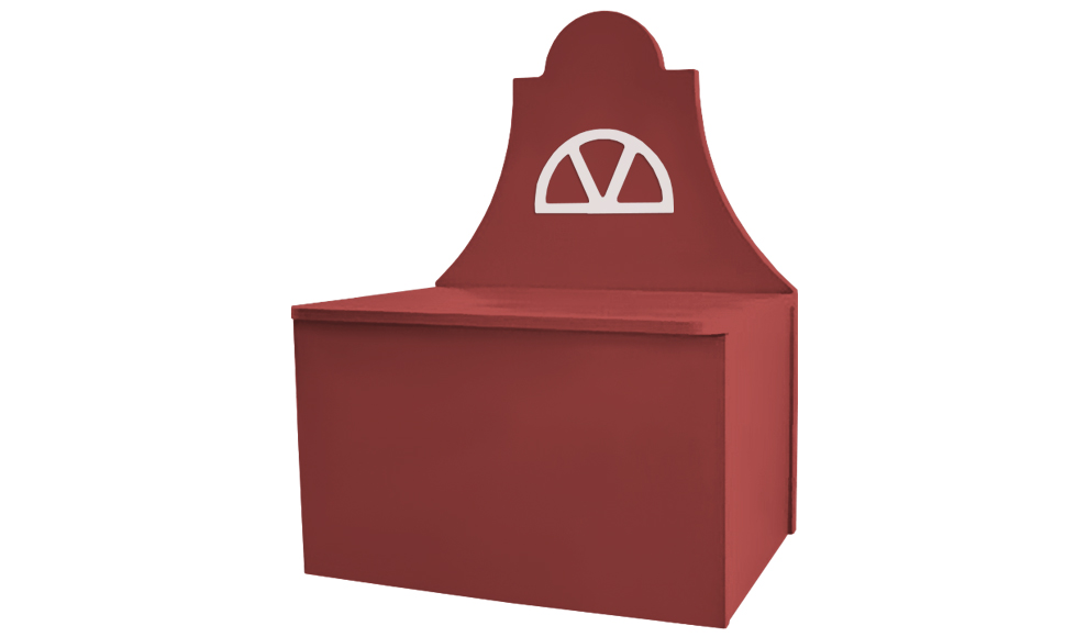 Детская лавочка-домик "Амстердам-4" МАНДАРИН АМСТЕРДАМ 179514 Зеленый Santreyd  - Вид №2