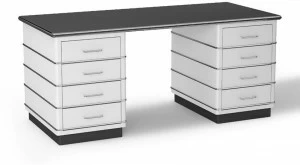 müller möbelfabrikation Стол из стали с ящиками Classic line Tb 229