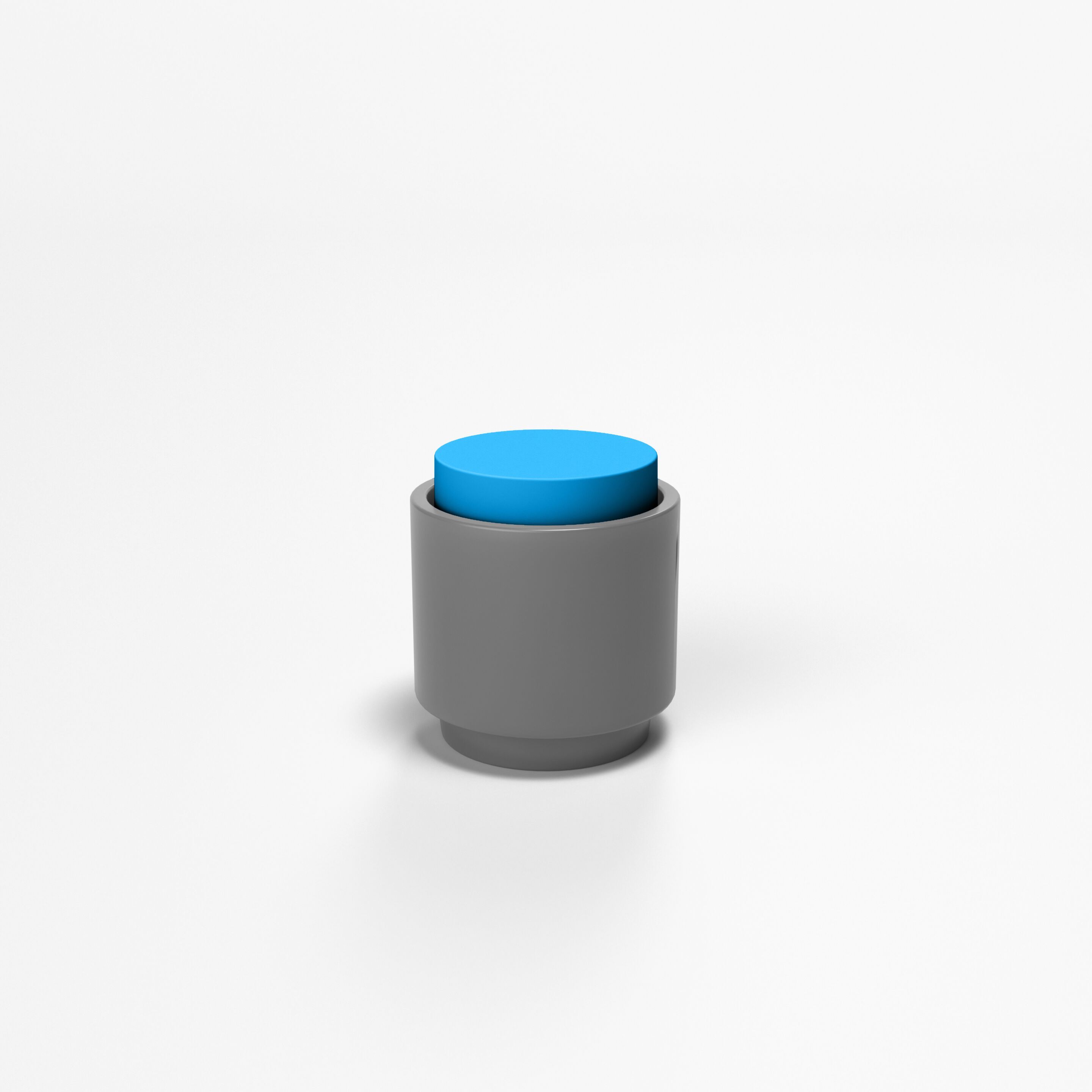 Пуф круглый армированный пластиковый контейнер SIXINCH TINGLE ARCH-00068651 - Вид №26