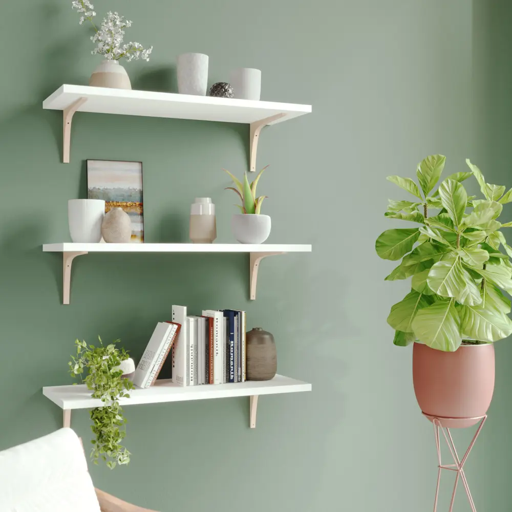 Кронштейн Spaceo 15x25 см нагрузка до 25 кг цвет дерево 2 шт STLM-2151637 - Вид №3