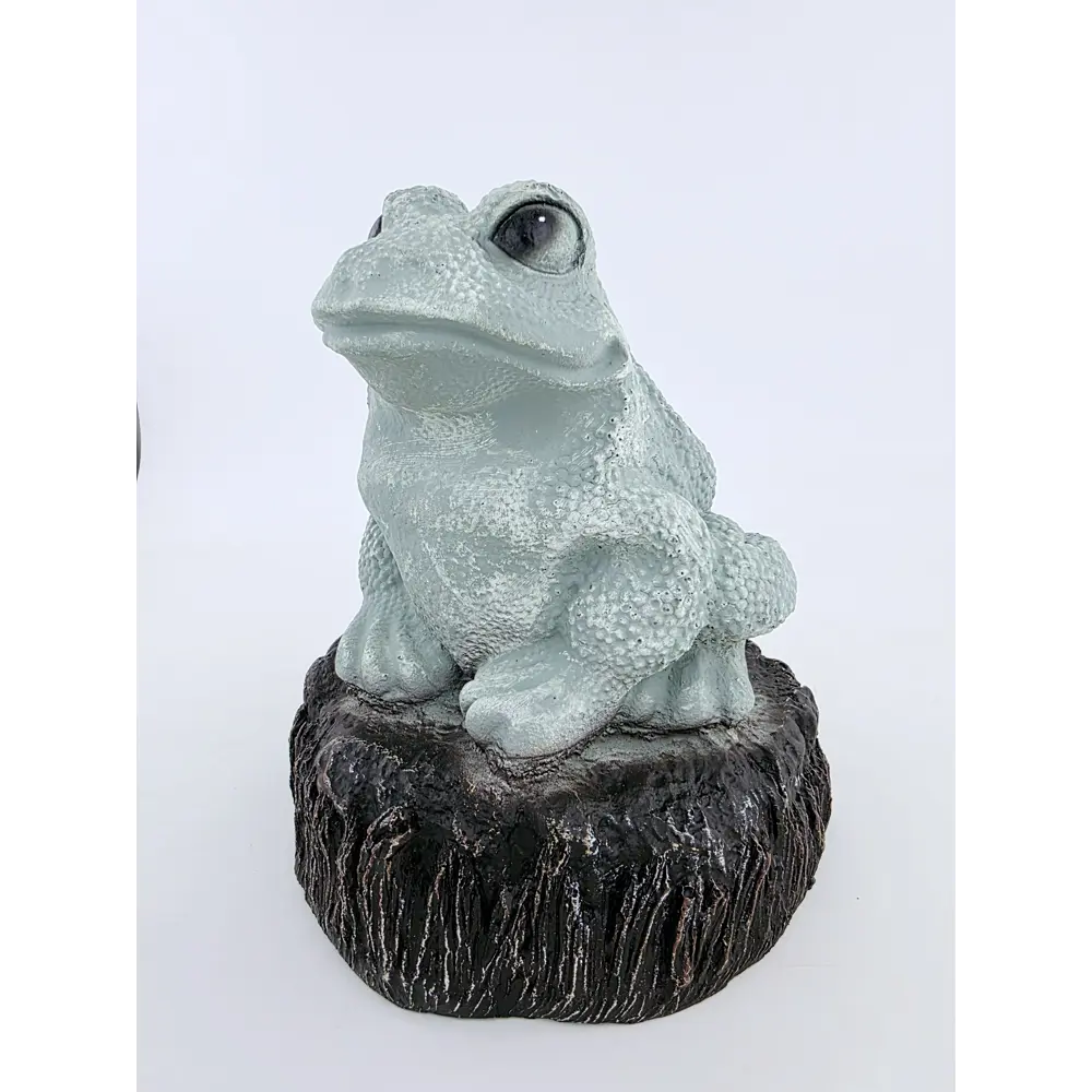 Садовая фигура Жаба на камне полистоун 23x21 см Santreyd STLM-2026325 - Вид №2