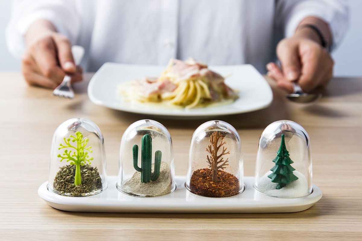 QL10121-WH Ёмкости для специй в наборе four seasons Qualy  - Вид №1