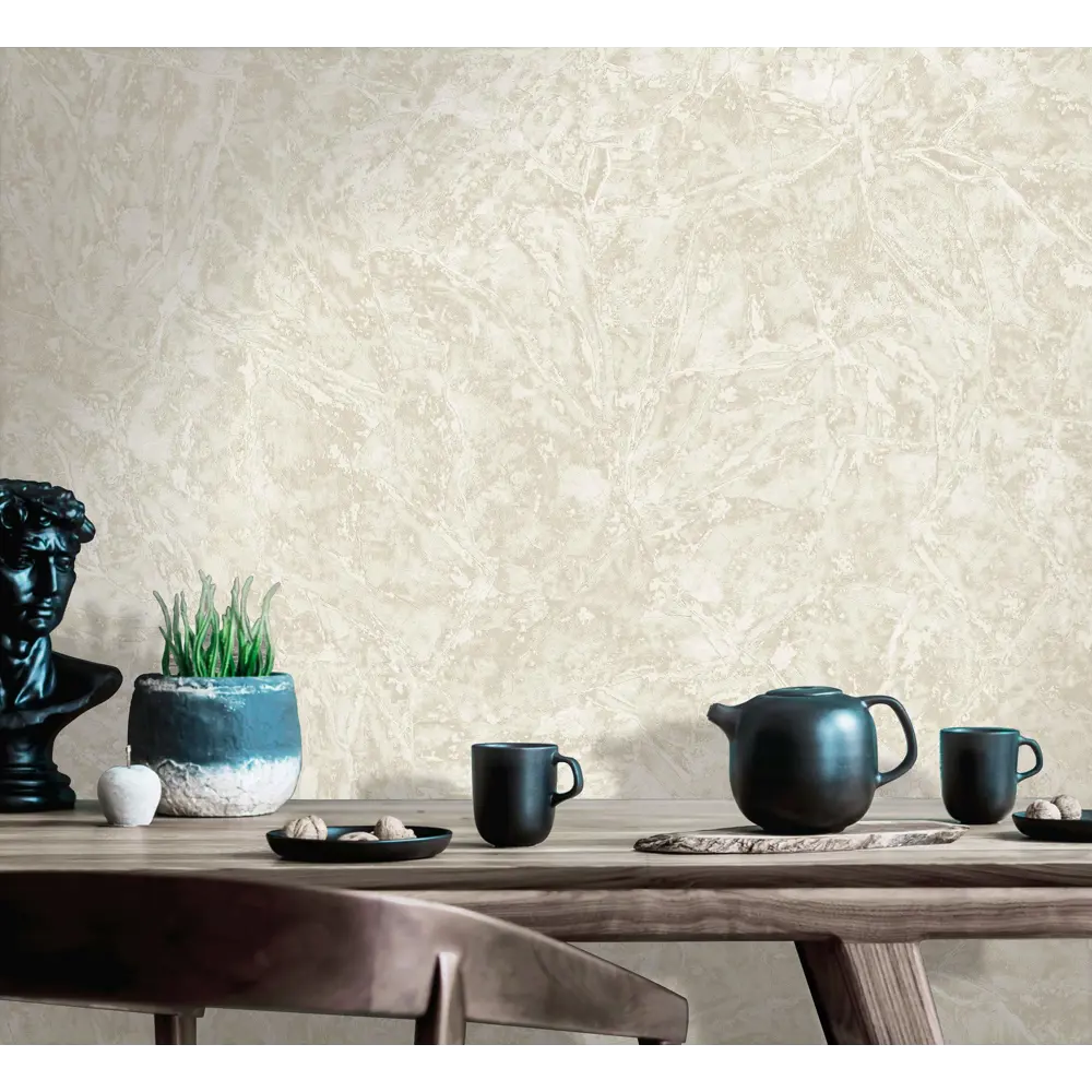 Обои флизелиновые Estetico золотистые 1.06 м WiHC6621 Santreyd STLM-2027480 - Вид №1