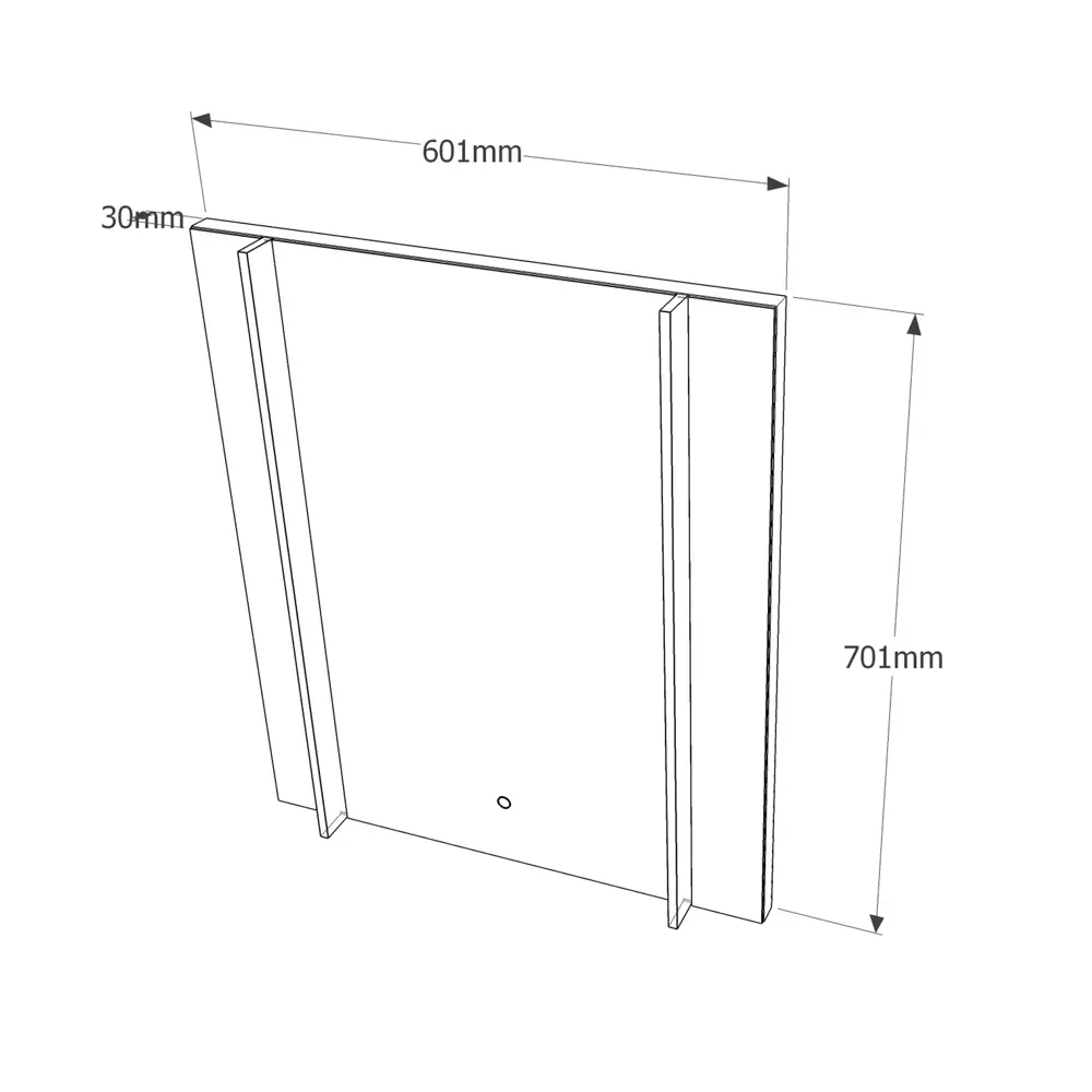 Зеркало Land с подсветкой 60x70 см VIGO STLM-2037635 - Вид №5