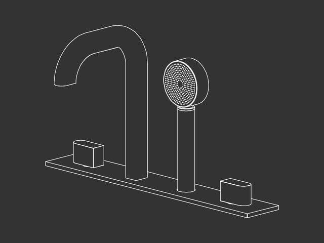 Набор из нержавеющей стали с ручным душем CEADESIGN SIXTY ARCH-00149401 - Вид №1