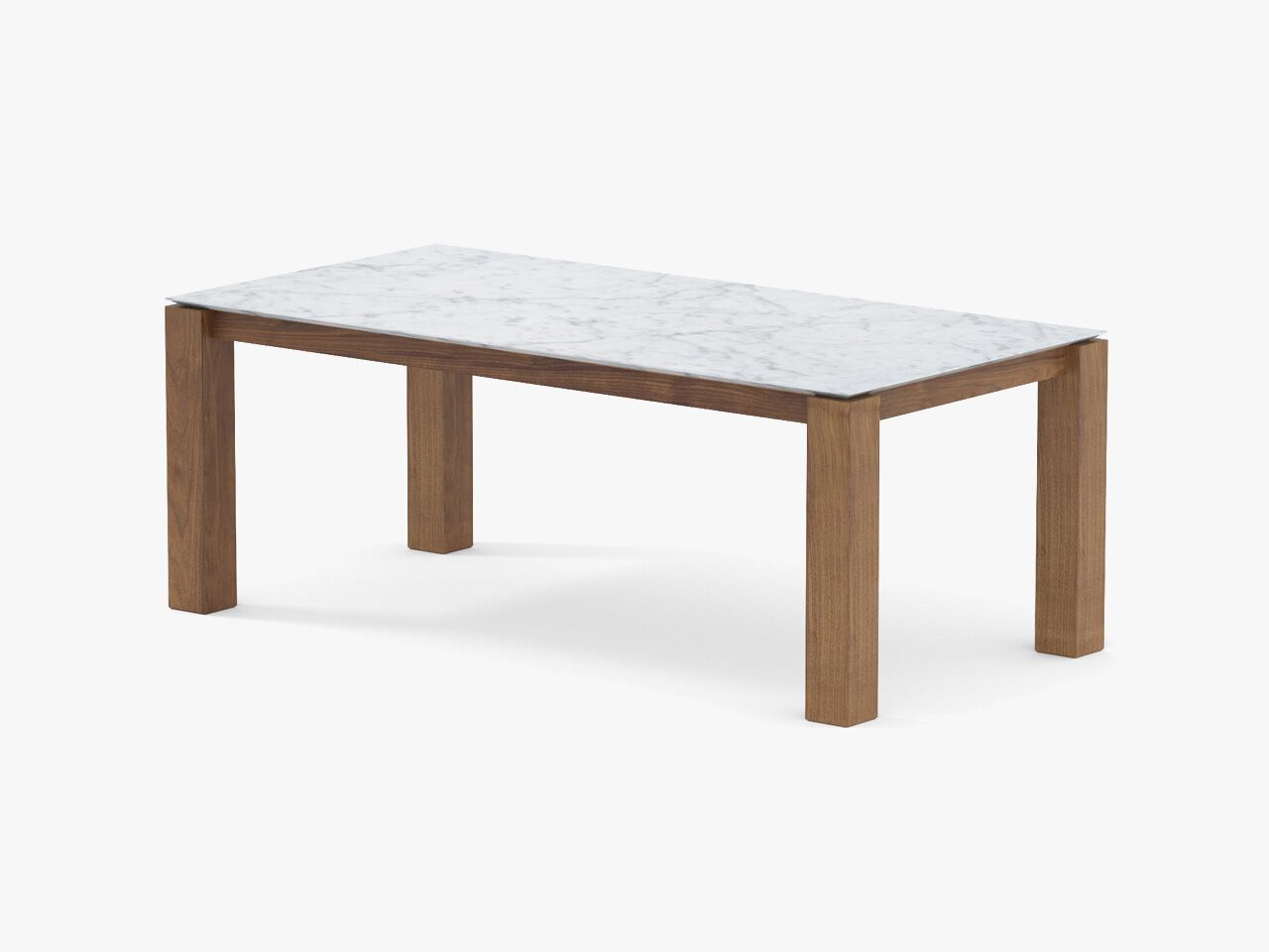 Прямоугольный стол из массива дерева и каррарского мрамора Air Division Tikk ARCH-00088251 - Вид №3