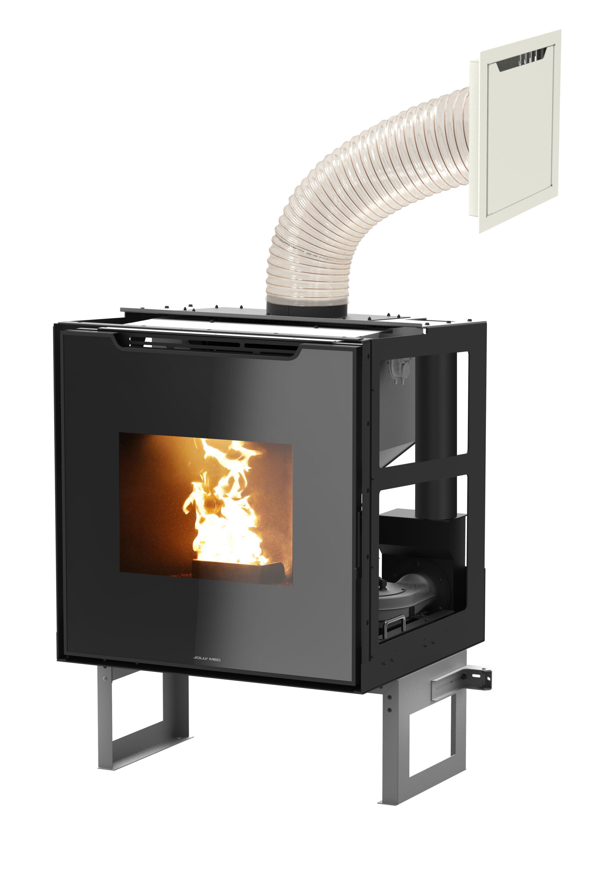 Вставка для камина на пеллетах Jolly Mec водяные системы ARCH-00114893 - Вид №3