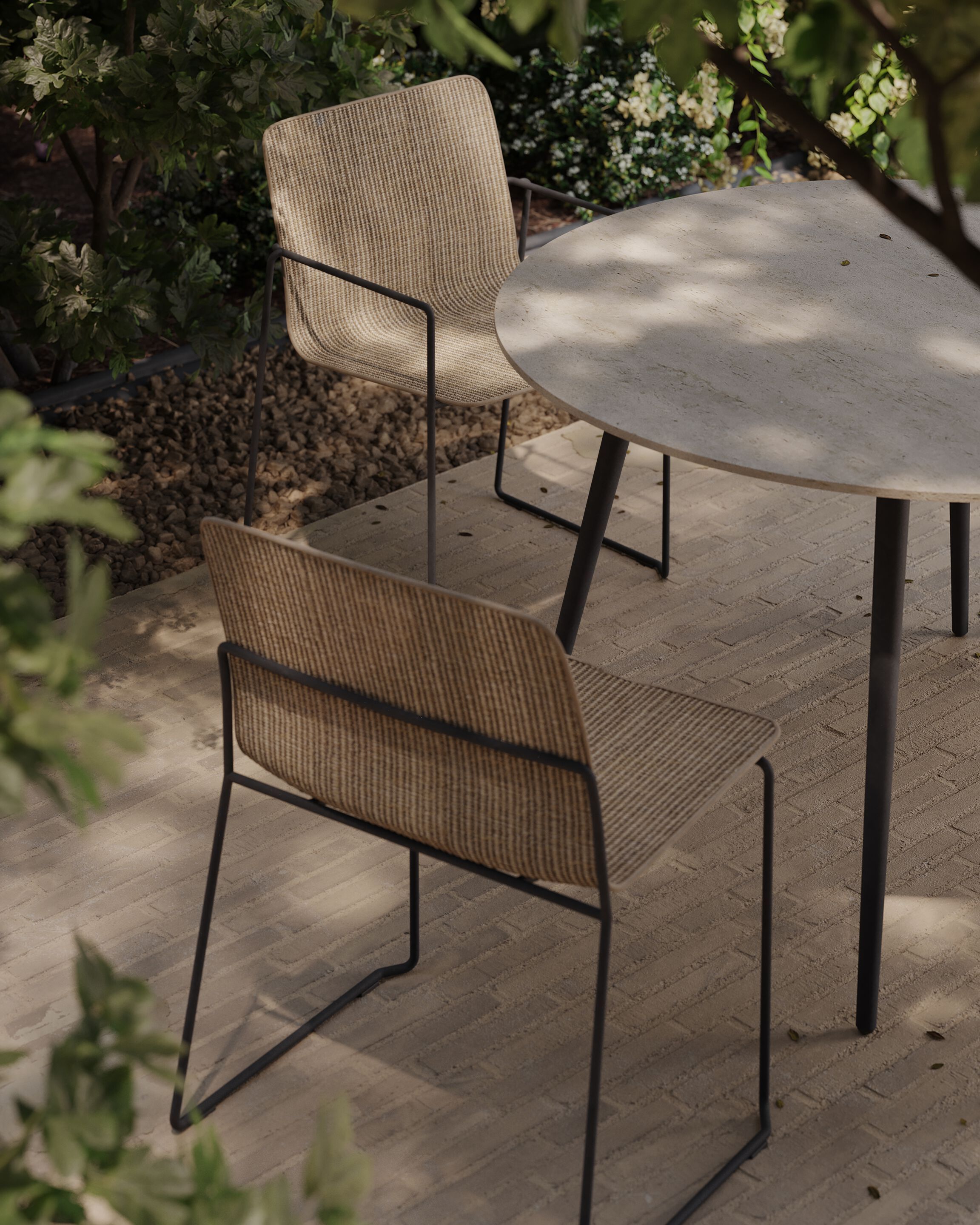 Штабелируемый садовый стул с подлокотниками Bivaq Sal ARCH-00002654 - Вид №1