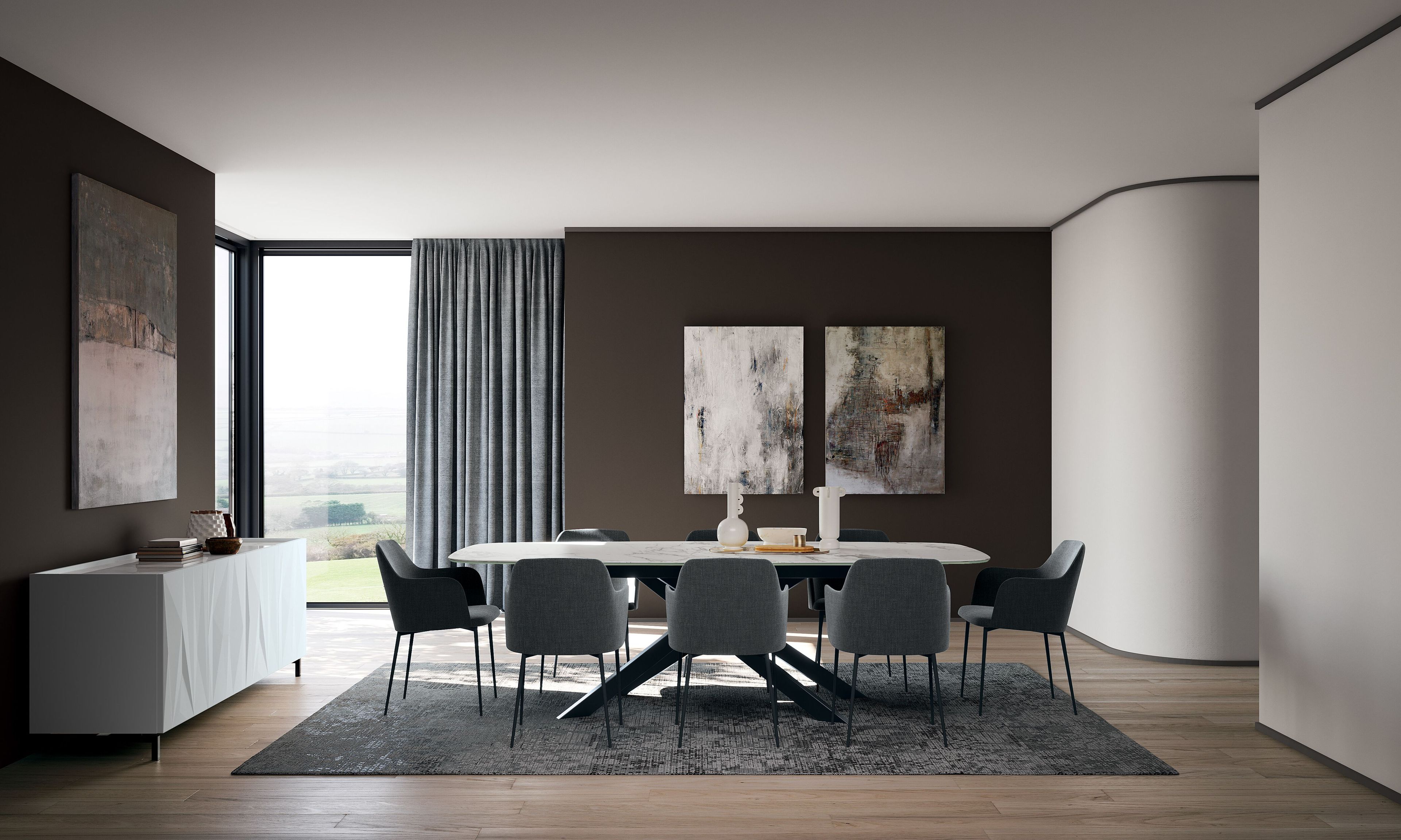 Технический керамический бочковый стол Febal Casa BLISS ARCH-00084449 - Вид №4