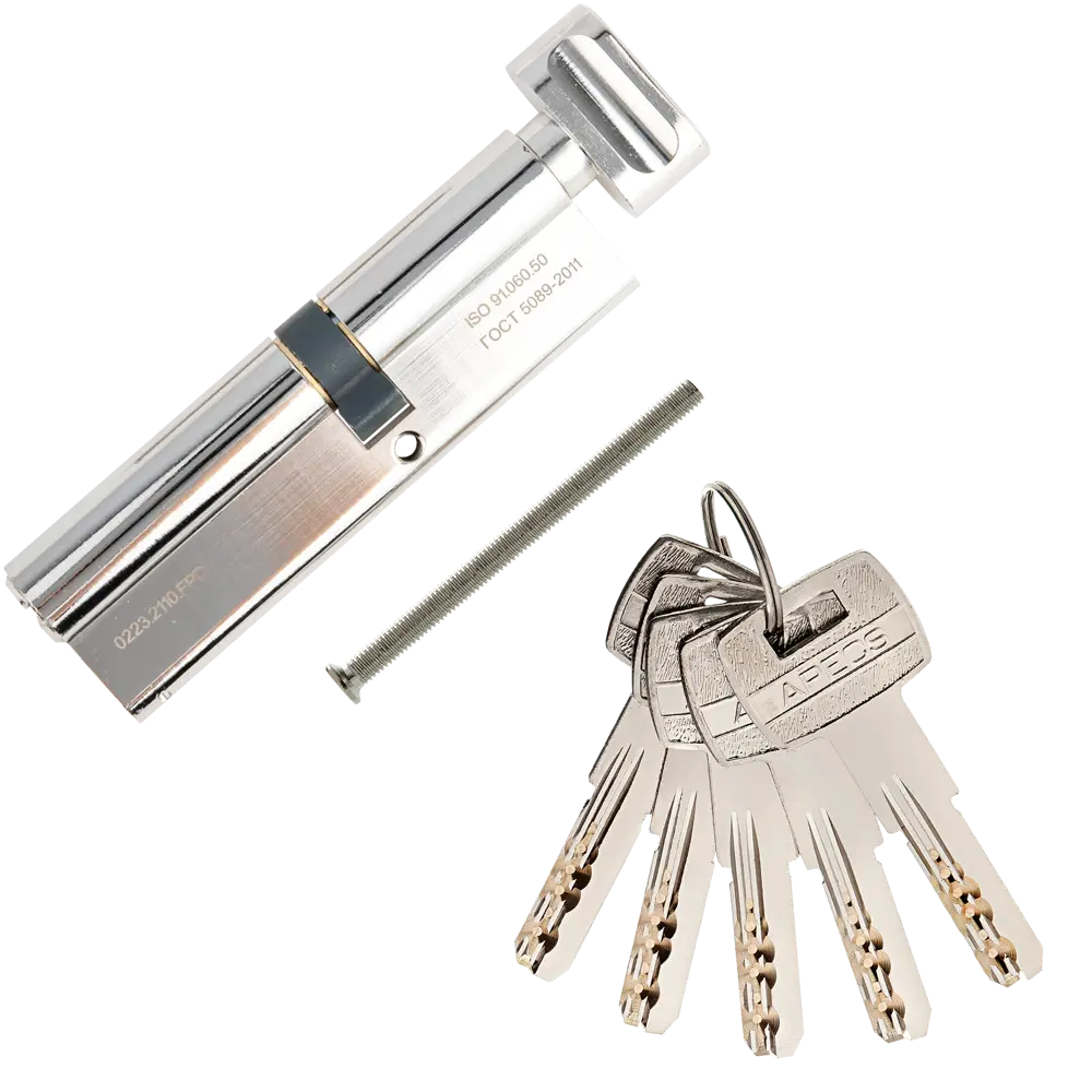 Цилиндр дверной APECS Pro с защитой от выбивания, 60x45 мм 85559797 PRO LM STLM-0063858 - Вид №1