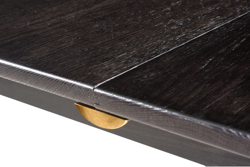 HT355 НОВИНКА D-концевой стол с повернутыми ножками ijlbrown  - Вид №5