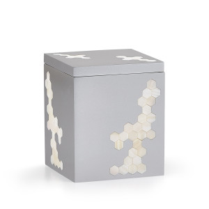 VB-HEX-SLV-CN Шестигранная серебряная канистра Labrazel