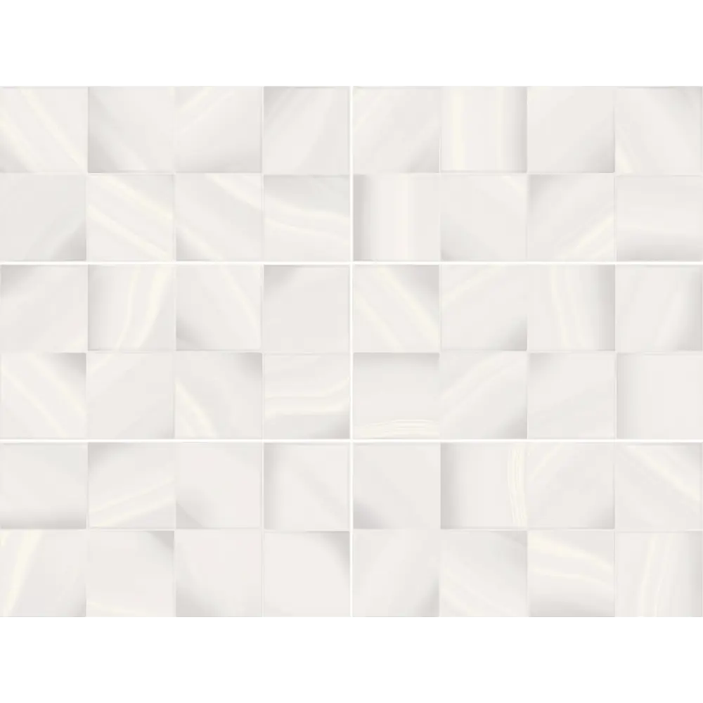 Плитка Miracle Square 24.9x50 см 1.37 м², цвет белый Santreyd STLM-2136371 - Вид №3