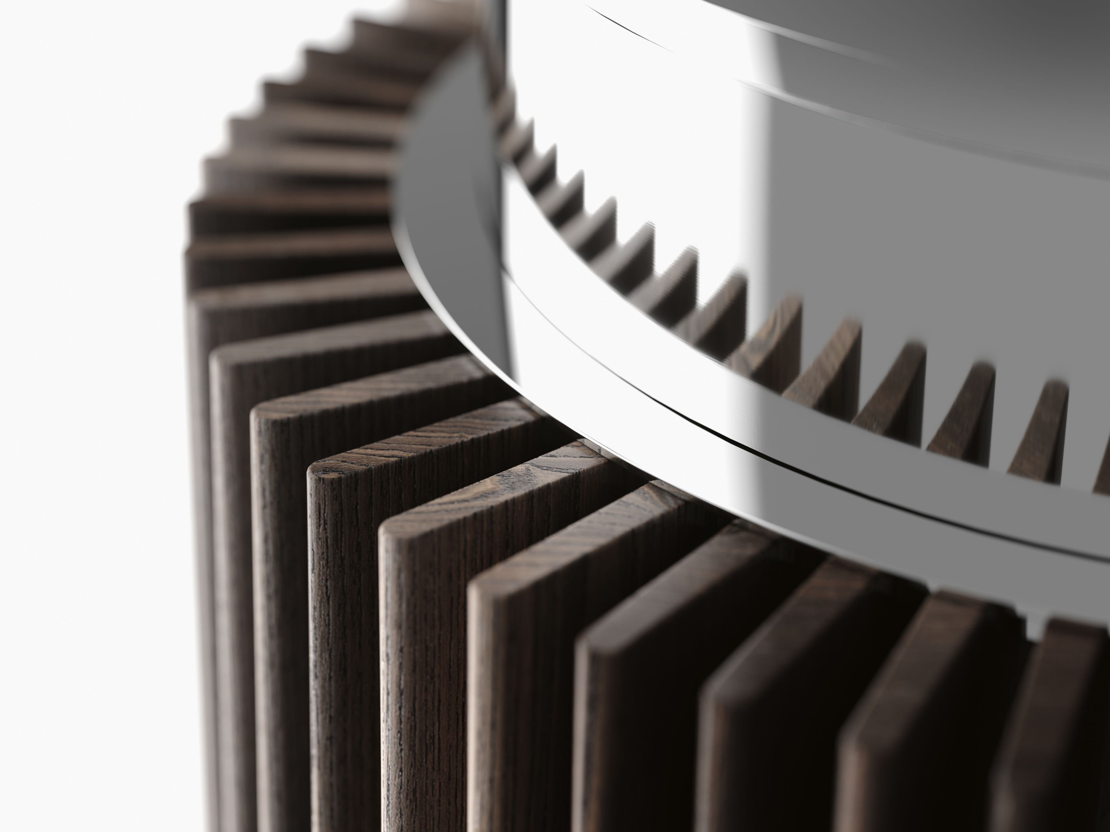 Круглый стол из дерева и стекла Tonelli Design HYBRID ARCH-00142550 - Вид №1