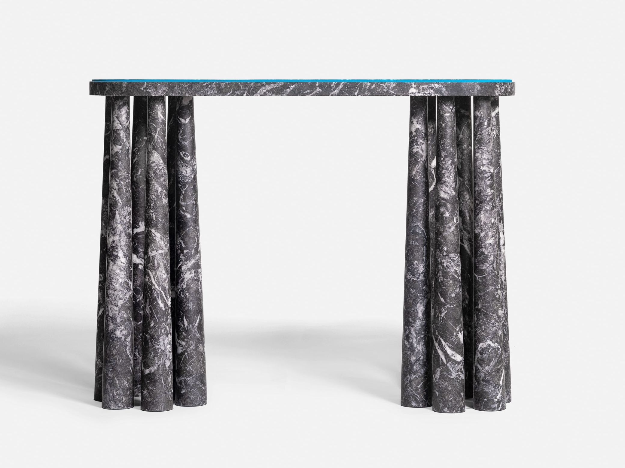 Овальный мраморный консольный стол Movimento Gallery BOGDAN ARCH-00029770 - Вид №2