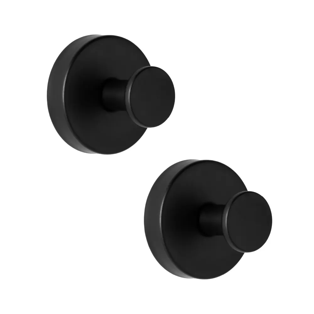 Крючок на присоске Fix сталь цвет черный 2 шт Santreyd STLM-2066639