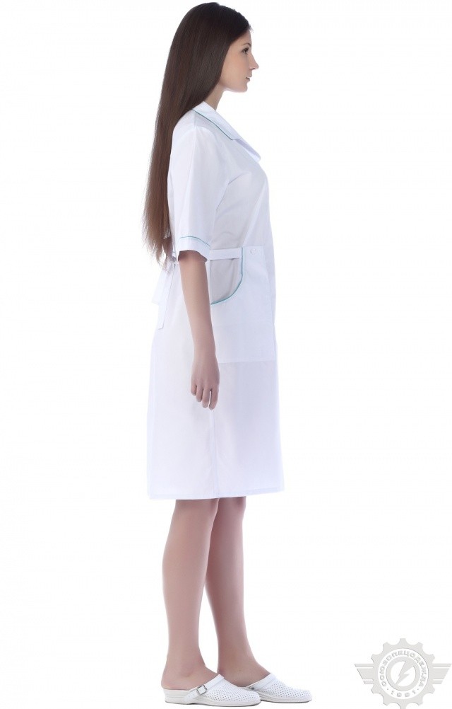 63628 Халат "Оксана"  Медицинская одежда  размер 62/158-164 Спецодежда  - Вид №10