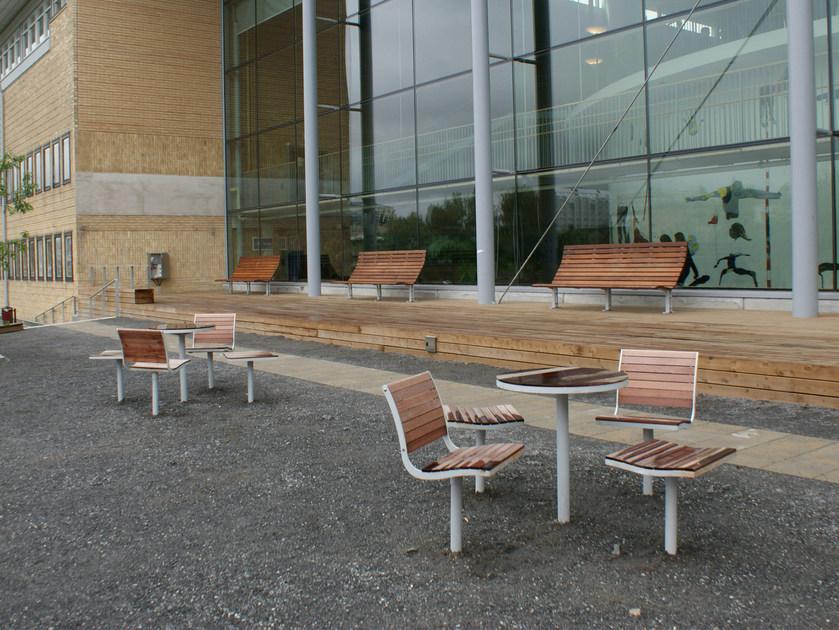 Nola Industrier Садовый стул из стали и дерева Parco sun-id-1356773 - Вид №5