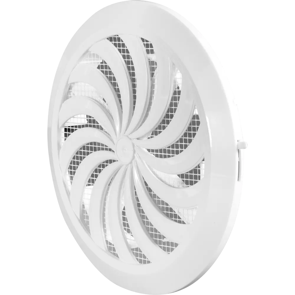 Решетка вентиляционная круглая Awenta T-88, 100-150 мм, цвет белый EQUATION STLM-2038837