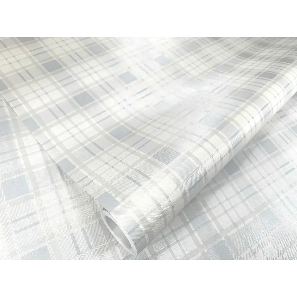 Обои флизелиновые Asc Wallpaper Maison бежево-голубые с геометрическим рисунком 1.06 м 89427881 STLM-1578885 - Вид №1