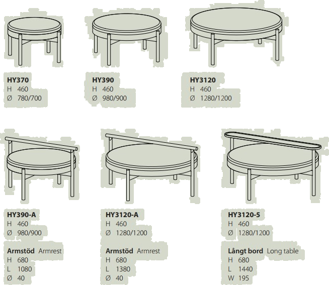 Karl Andersson Мягкая круглая скамья из массива дерева sun-id-1352882 - Вид №4
