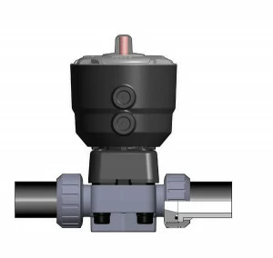 SANIT 227382030300020 2/2-ходовой мембранный клапан DK / СР, ПП, д 20 - 63 г свинчивание с PE-LS-заглушки DA