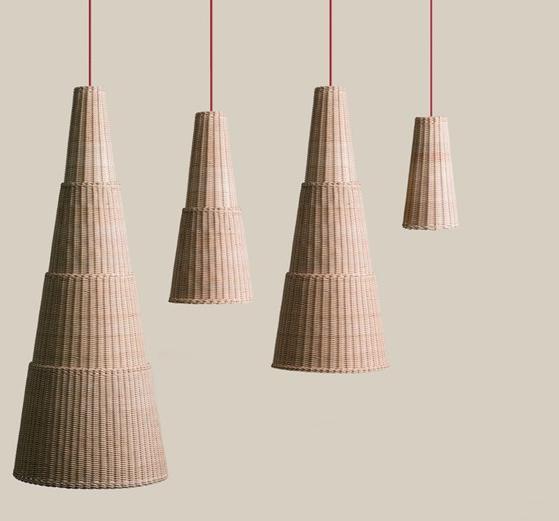 Bottega Intreccio Подвесной светильник из лозы Caratteri L005  - Вид №1