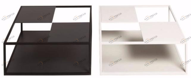 DE PADOVA Квадратный журнальный столик со столешницей из МДФ sun-id-1460411