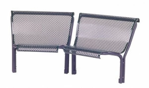 Euroform W Модульная скамья металлическая со спинкой Contour