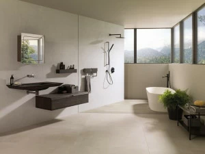 Porcelanosa Пол из керамогранита под бетон для внутреннего и наружного применения Highker - ston-ker®