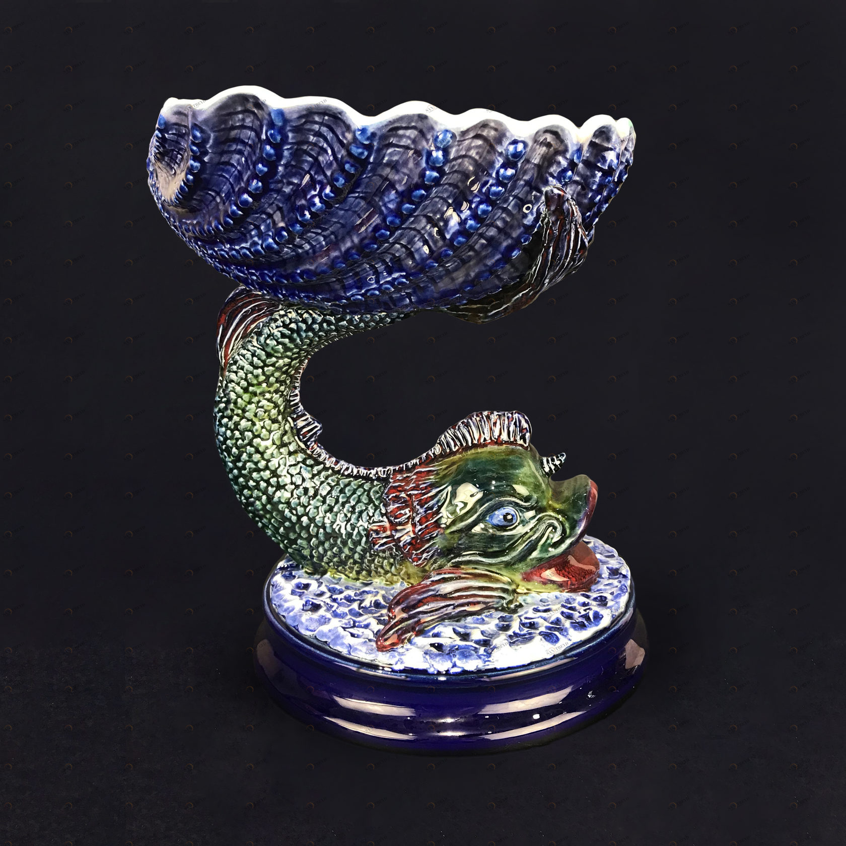 Конфетница "Морское царство" (кобальт 2) PROVANSFAIENCE sun-id-994486