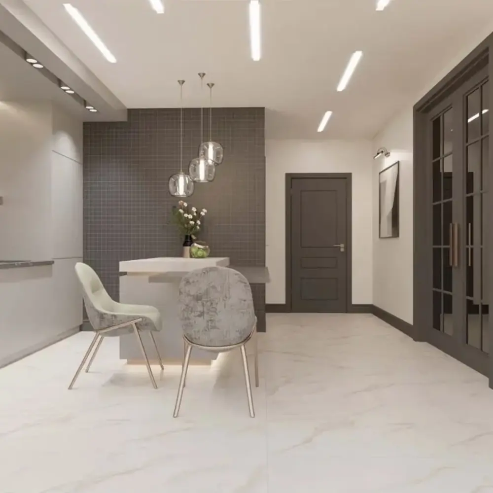 Глазурованный керамогранит Estima Мелоди MO102 60x120 см 1.44 м² неполированный цвет бело-бежевый 89463703 STLM-2042503 - Вид №5