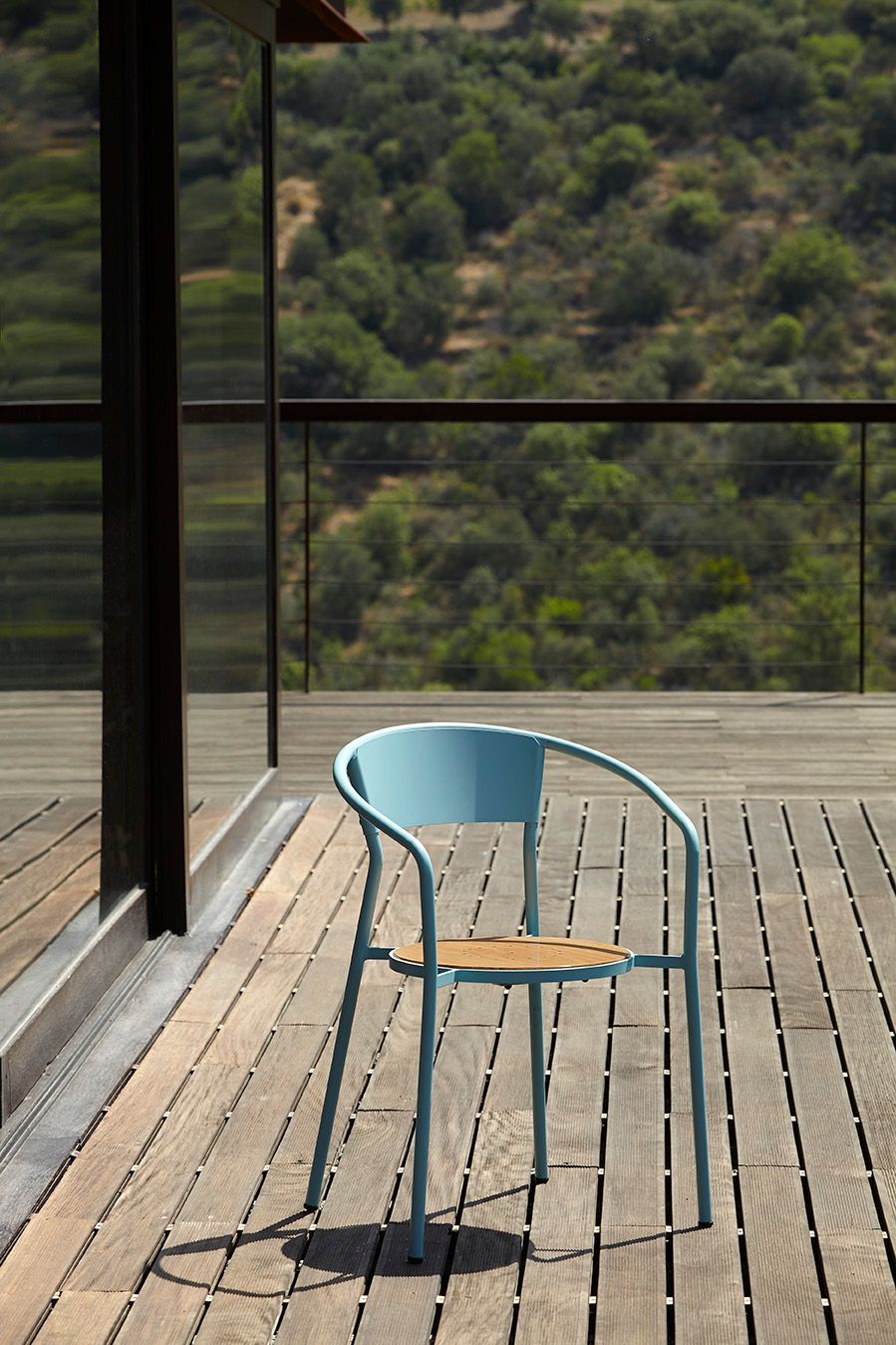 Металлический садовый стул с подлокотниками Adico ANDALUZA ARCH-00023791 - Вид №1