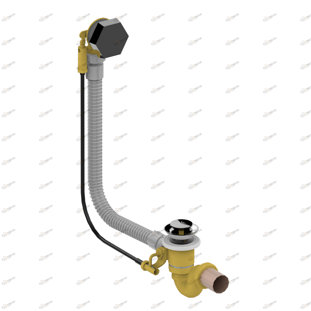 J17-300 Перелив для ванны - модель THG Thg-paris Beverley Покрытие PVD бронза J17-300 CAT.F