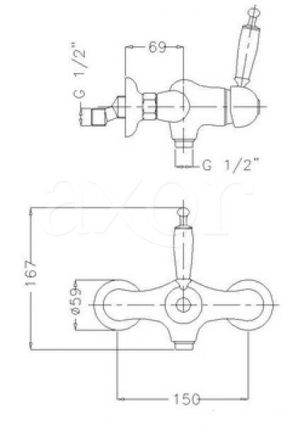 Смеситель MIGLIORE Oxford ML.OXF-6338.CR для душа - хром ML.OXF-6338.bi.CR - Вид №3