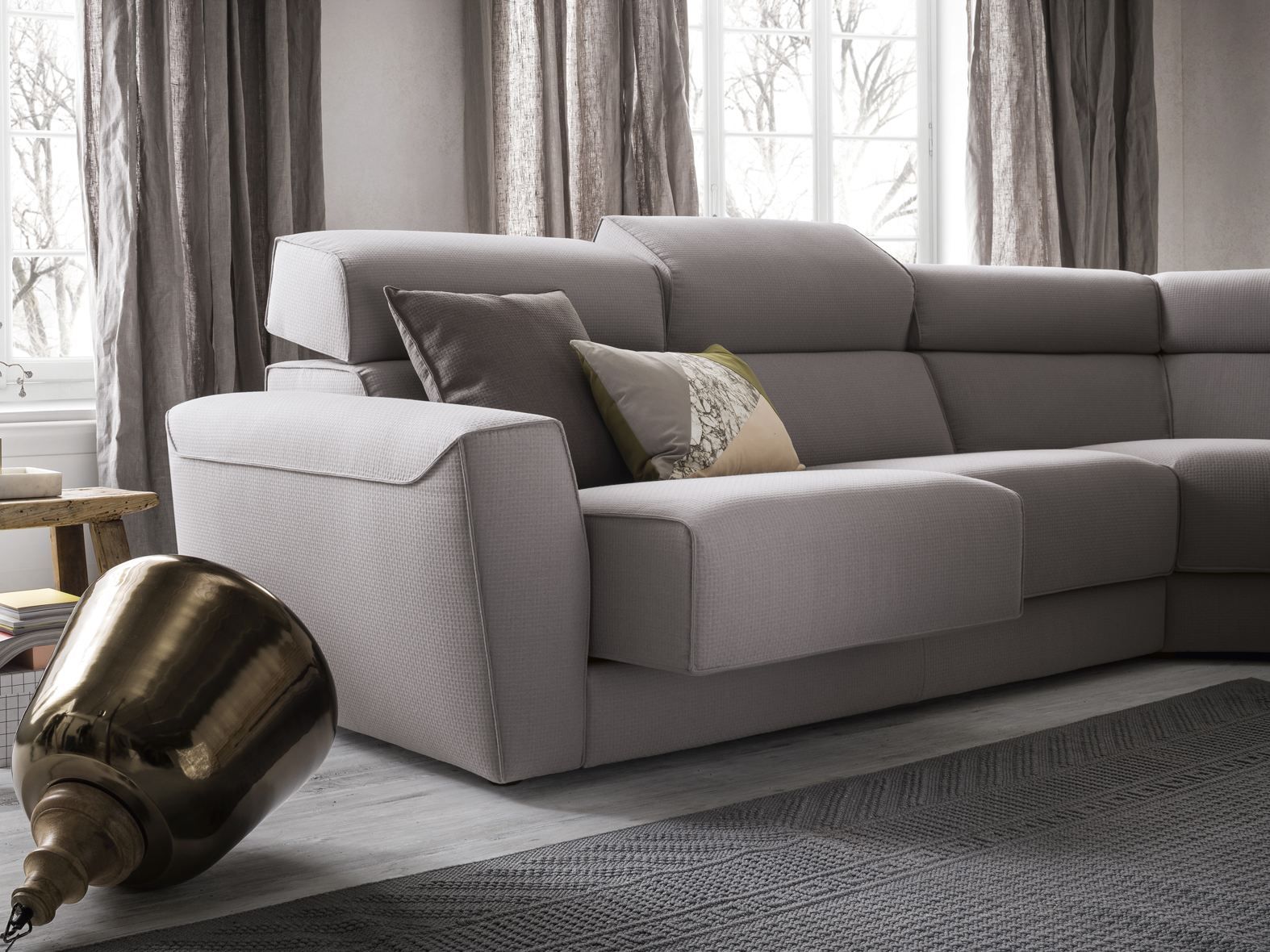 Угловой диван из ткани Felis Softliving ARCH-00111609 - Вид №1