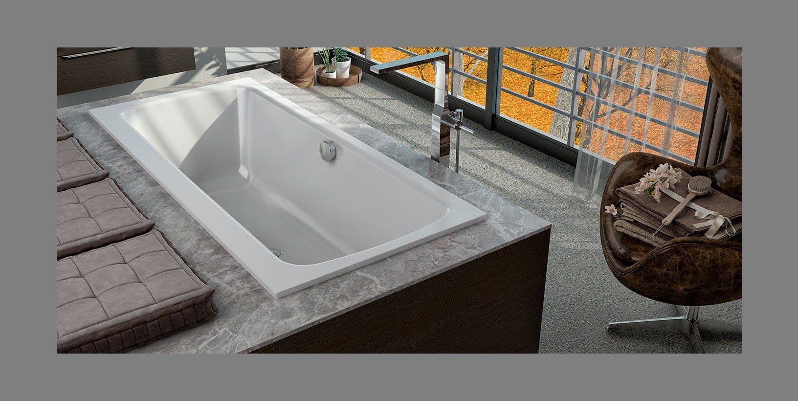 Акриловая ванна Kolpa-San Bell 00843 хромотерапия Словения - Вид №1