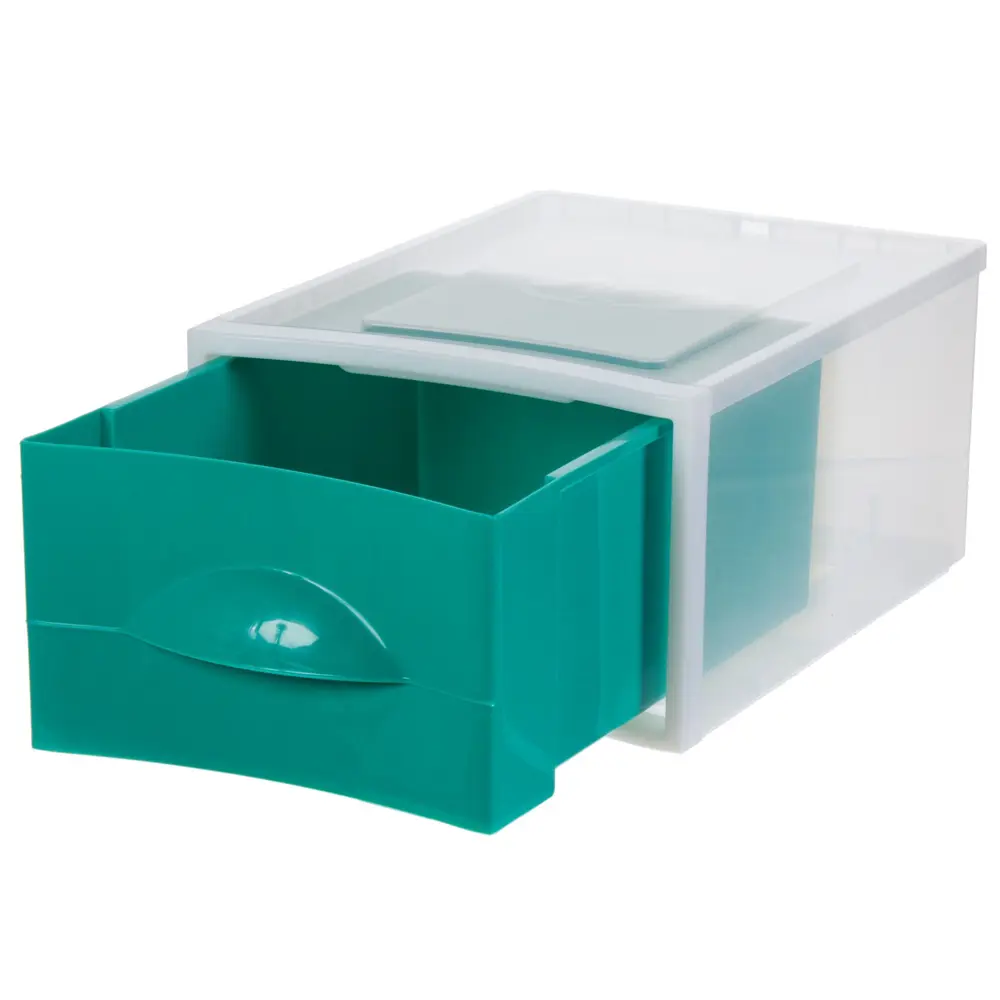 Система хранения Мобиле 26.7x38x17.8 см пластик без крышки цвет зелёный MARTIKA STLM-2138765 - Вид №2