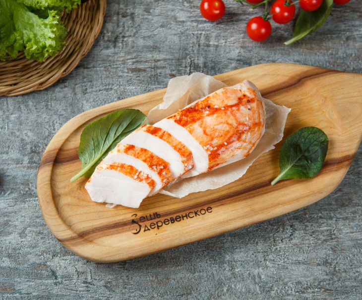 7384 Филе грудки курицы с кунжутом "Пряница" запеченая Вкусляндия 